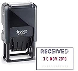 Trodat EcoPrinty 4750/L1 Dater Stamp - Received