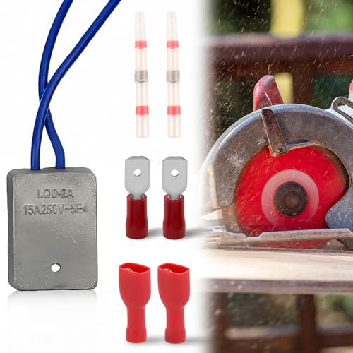 Nizirioo Softstart Modulo di insallazione: limitatore di corrente di avviamento, 15 A, 250 V, resistenza di avviamento Soft Start per seghe a tappi, utensili