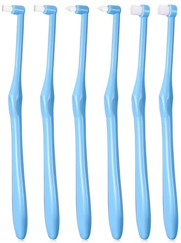 Geiserailie 6 Stück Hundezahnbürste Set Katzenzahnbürste 3 Arten von Zahnbürsten für Haustiere Weiche Borsten Nylon Zahnbürste Spitze Zahnbürste für Welpen Kleine Hunde und Katzen