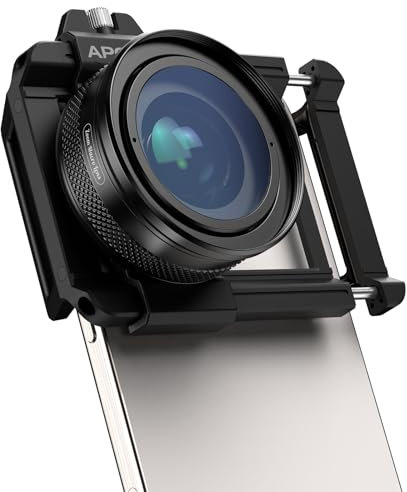 APEXEL Lente Macro Ultra HD para Teléfono Móvil con Clip Universal, Lente Macro para Smartphones 20x, Compatible con la Mayoría de los Teléfonos Móviles