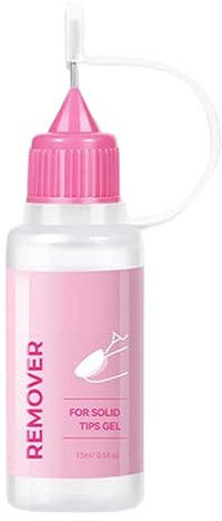 Djowyh Quita Pegamento de Uñas | Quitaesmalte Para Uñas Artificiales 0.5 Fl Oz | Gel Disolvente Para Manicura En Casa O Salón Viaje Diseños