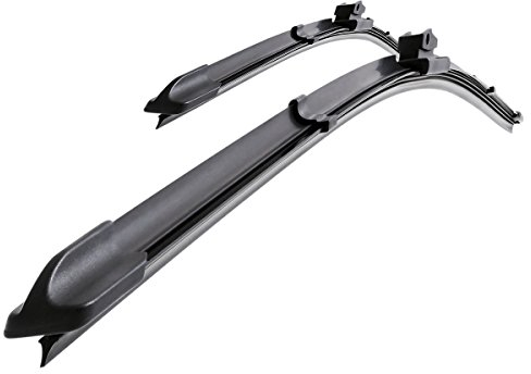 Mossa Escobillas limpiaparabrisas para la luna delantera adecuadas para VW Volkswagen Polo V (06.2009-10.2017) - escobillas plana