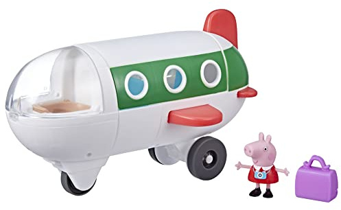 Peppa Pig - Air Peppa, Aereo Giocattolo per età prescolare, Ruote Che girano, 1 Action Figure, 1 Accessorio, dai 3 Anni in su