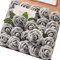 PIQIUQIU 25 Stück Künstliche Blumen Rosen Kunstblumen Rosenköpfe Gefälschte für Geburtstagsdeko, Hochzeitsdeko, Party Deko (grau)