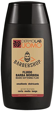 Dermolab Uomo - Fluido Barba Morbida, ad Azione Districante, Lenitiva e Idratante, 120 ml