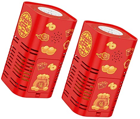 Seifenblasenmaschinen Feuerwerks Pistole Bubble Machine Automatische Feuerwerks Seifenblasenpistole mit Licht Und Sound Feuerwerkseffekt Automatisches Seifenblasen Für Kinder Erwachsene (2 Stück)