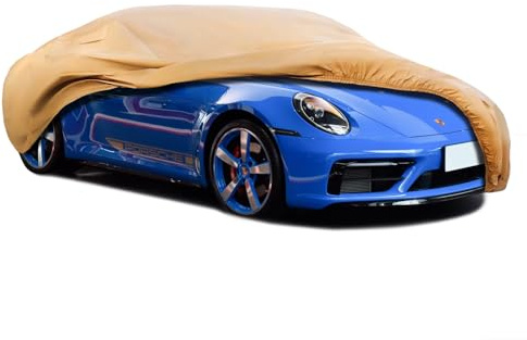 JURMON Funda de Coche Resistente para Exteriores para Porsche 911, Resistente al Viento, para Todo Tipo de Clima, Impermeable, protección contra el Sol, la Lluvia, los Rayos UV, el Polvo, la Nieve