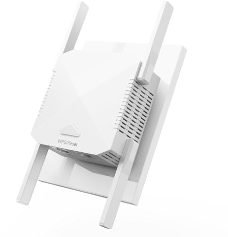 JBZP WiFi Extender, WiFi Booster Signal Range up to 3000 Sq.ft and 55 Devices, 300Mbps Single-Band Wireless Repeater with Ethernet Port Eliminate WiFi Dead Zones