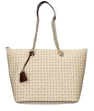 POLLINI BORSA HERITAGE PVC TE8410PP02Q Marrone AVORIO+VIT.MARRO 1110C
