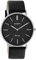 Oozoo Vintage Armbanduhr mit Glitzer Lederband 40 MM Schwarz/Schwarz C20168
