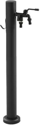 YYLDPFDC Fontana a Colonna da Giardino Esterno, Fontanelle da Giardino Verticale con Doppio Rubinetto di Uscita dell'Acqua, Rubinetto Antigelo da Esterno Fontana con Fontana a Pavimento