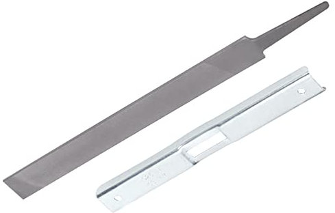 KIMISS Scie à Chaîne, Outil de Jauge de Profondeur d'énergie Ordinaire 2 Pièces avec Accessoires de Lime Plate Kit d'usinage de Profondeur de Scie à Chaîne de pour Tronçonneuse Générale