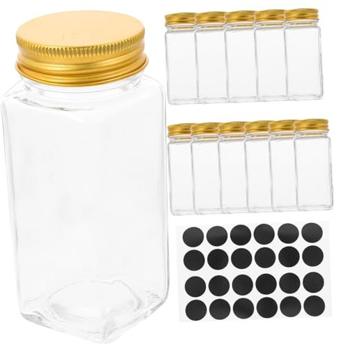 Cabilock 12piezas Contenedor De Sal Compacto Botella De Condimento Multifunción Accesorio De Cocina