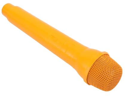 Tbest Design Simulato per Microfono in Plastica per Spettacoli Cosplay e Corsi di Fotografia (ORANGE)