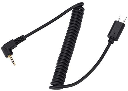 RM-VPR1 2.5mm Shutter Release Cable Remote Control Connecting Cable for RX1/RX10/RX100/A7S/A7R/A7/A7II/A7III/A9/A58/77M2/99M2/A3500/A5000/A5100/A6000/A6300(2.5mm-S2)