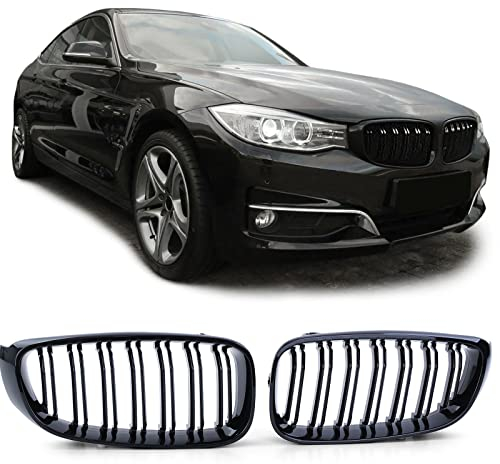 Sport Kühlergrill Doppelsteg Performance Glanz passend für BMW 3er GT F34