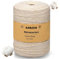 HOVIBU Filato macramè di alta qualità, beige, 3 mm x 300 m, filato di cotone naturale, filo di cotone per fai da te, fai da te, lavori a maglia, boho, decorazione da parete, soggiorno, balcone