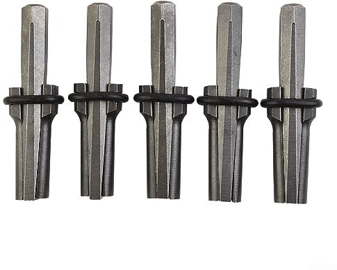 Oniissy Lot de 5 séparateurs de pierres de 14 mm pour béton, marbre, granit, pierre de roche, outil à main pour fendre la pierre
