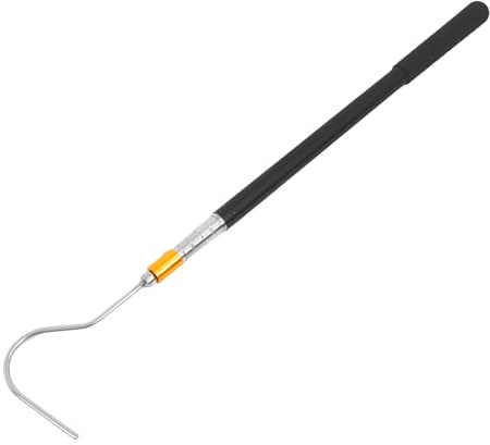 Mipcase Teleskopierbarer Schlangenfänger Verstellbarer Haken Edelstahl 1,5m Schlangenfangwerkzeug Für Reptilien Tierfangstange Sicherer Fang