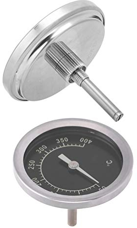 Termometro Forno TS-BX58, Barra di Misurazione della Temperatura in Acciaio Inossidabile Cucina 50-400, Termometro Cucina con Quadrante IP55, Termometro Cucina