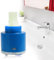 Cartucho Grifo 35mm de Cerámica para Alta Presión, Cartucho Mezclador Universal para Cocina, Lavabo y Ducha, Repuesto Duradero para Cartucho Cerámico