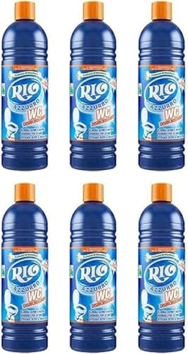 Rio Azzurro Wc Disincrostante 750 ml Confezione Da 6 Pezzi
