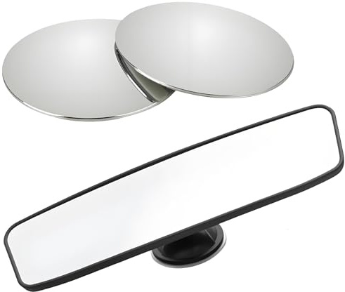 Rear View Mirror For Driving Test, 2 Blind Spot Mirrors & Interior Rear View Mirror, Driving Instructor Mirror Driving Instructor Test Lesson Mirrors for Learners SUVs