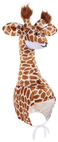 Hemobllo Gorro de Animal de Felpa para Niños Gorra de Animal 3D Suave Accesorio para Disfraces y Espectáculos Adecuado para Juegos Interactivos Accesorio para Fotos y Cosplay