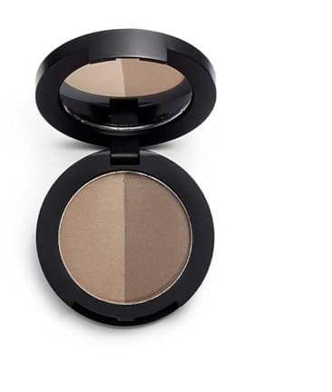 Makeup Revolution - Polvere per sopracciglia Duo Brow Powder - Ash Brown Bi-colore