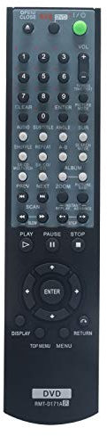 RMT-D171A Télécommande de Remplacement - VINABTY RMTD171A DVD Télécommande pour Sony DVD Player DVP-NS775SV DVP-NC685V DVP-NC682V DVP-NS775V RMT D171A Remote Controller