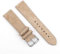 ZXF Uhrenarmband Handgemachte Uhrenband 18mm 20mm 22mm 24mm Vintage Lederband Ersatz Tan Beige Für Männer und Frauen Uhren (Band Color : Beige no Side Wire, Band Width : 20mm)