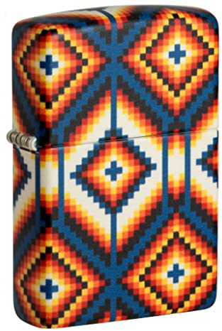 Zippo - Mechero con diseño de Sirena y Zippo, 540°, Proceso Color Image, Recargable, Reutilizable, diseño Resistente al Viento, Caja de Regalo, Fabricado en Estados Unidos
