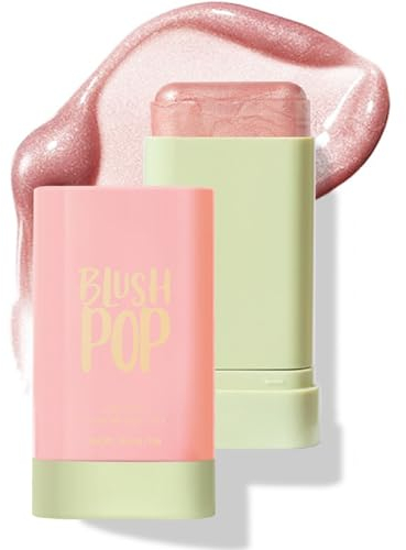 Face Highlighter, Greatlizard Cream Highlighter Stick for Face Eye Body,Velvet Mousse Texture, Wasserfester Glitter Luminisers-Stift, Body Face Illuminator Makeup Palette