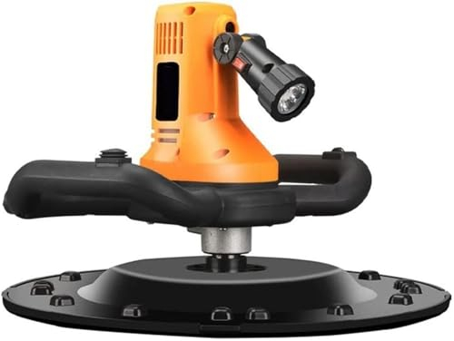 Väggutjämningsmaskin 2880 W, bärbar gipsslipare 280-2800 RPM med blandningsstång och justerbar 6-växlad elektrisk murslev för gipsmortel, cement och spackel med ljus