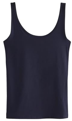NEXT Femme Débardeur à Larges Bretelles Bleu Marine 50