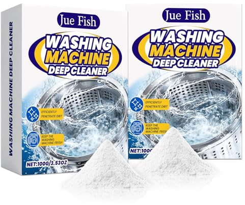 Limpia Lavadoras, 200g Limpia Lavadoras Polvo, Limpiador Lavadora, Washing Machine Cleaner, Limpieza Lavadora, paraLavadoras HE, de Carga Superior y Frontal, Elimina Olores, Suciedad y Acumulaciones