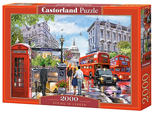 Castorland, C-200788 Spring in London, 2000 Pieces Jigsaw Puzzle
