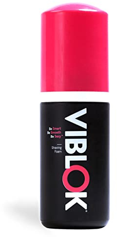 VIBLOK Espuma de afeitar – calma, hidrata, refresca, belleza y cuidado corporal, 159 ml