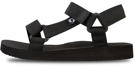 Lakeland Active Women's Mockerkin Adjustable Outdoor Walking Lifestyle Sandals - Black - 5