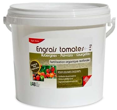 Engrais professionnel tomates et légumes du soleil UAB - Seau 4 kg