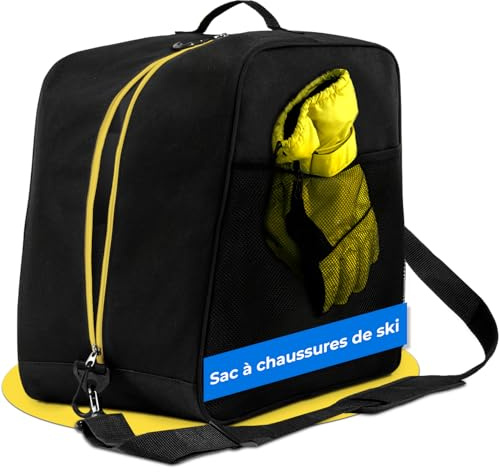STYNGARD Skischuhtasche mit Platz für Zubehör [38 L] - Tasche für Skischuhe mit - Skischuhe Tasche - Skistiefeltasche - Modell Cortina