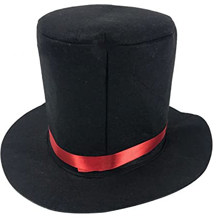 YFAFA Hut Magier Zylinderhut Bowler Zylinderhut Fasching Kostüm Magier Performed Hut Bühnenhut