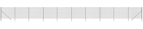 Paneles metálicos para vallas, Panel de valla Acero galvanizado con recubrimiento de PVC marrón 526x186 cm Valla exterior para perros, conejos y estacas temporales para patio.