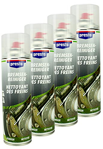 Presto 4X BREMSENREINIGER BREMSEN Reiniger Pflege WARTUNG Reinigung 500 ml 30618