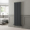DuraTherm® 1800 x 560mm Anthracite Grey Traditional Vertical Designer Radiator Double Column Colosseum Cast Iron Style Central Heating Panel Radiators Rad