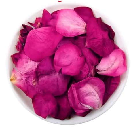 500g Pétalos de Flores secas Naturales Pétalos de peonía de Rosa orgánicos Artículos de tocador for Ducha de baño de Boda (Color : 500g Rose Petal)