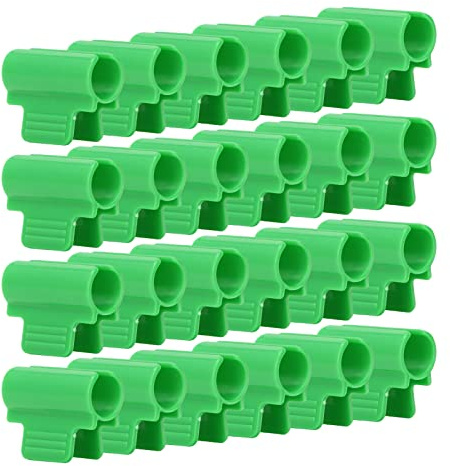 Clip per Asta per Rete per Ombra Telaio, Morsetti per Serra Clip per Cerchio per Tunnel a Testa Singola per Copertura di (19 mm)