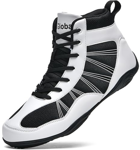 situkeke Zapatos de Boxeo para Hombres Antideslizantes Zapatillas de Lucha Libre Zapatos de Lucha Profesional Deportivos Ligeros Unisex