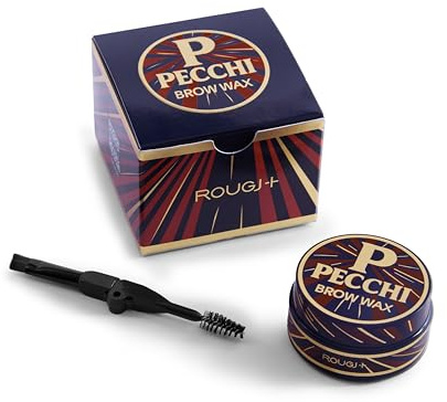 Rougj Cera Sopracciglia La Pecchi - Fissante Sopracciglia Trasparente Per Styling Naturale E Definito Con Effetto Laminazione Lunga Durata Formula Leggera Con Acqua Di Rosa - Made in Italy