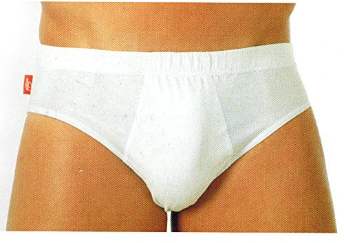 Liabel Slip Uomo 100% Cotone Art. 959 Conf.6pz Bianco 5 (L)
